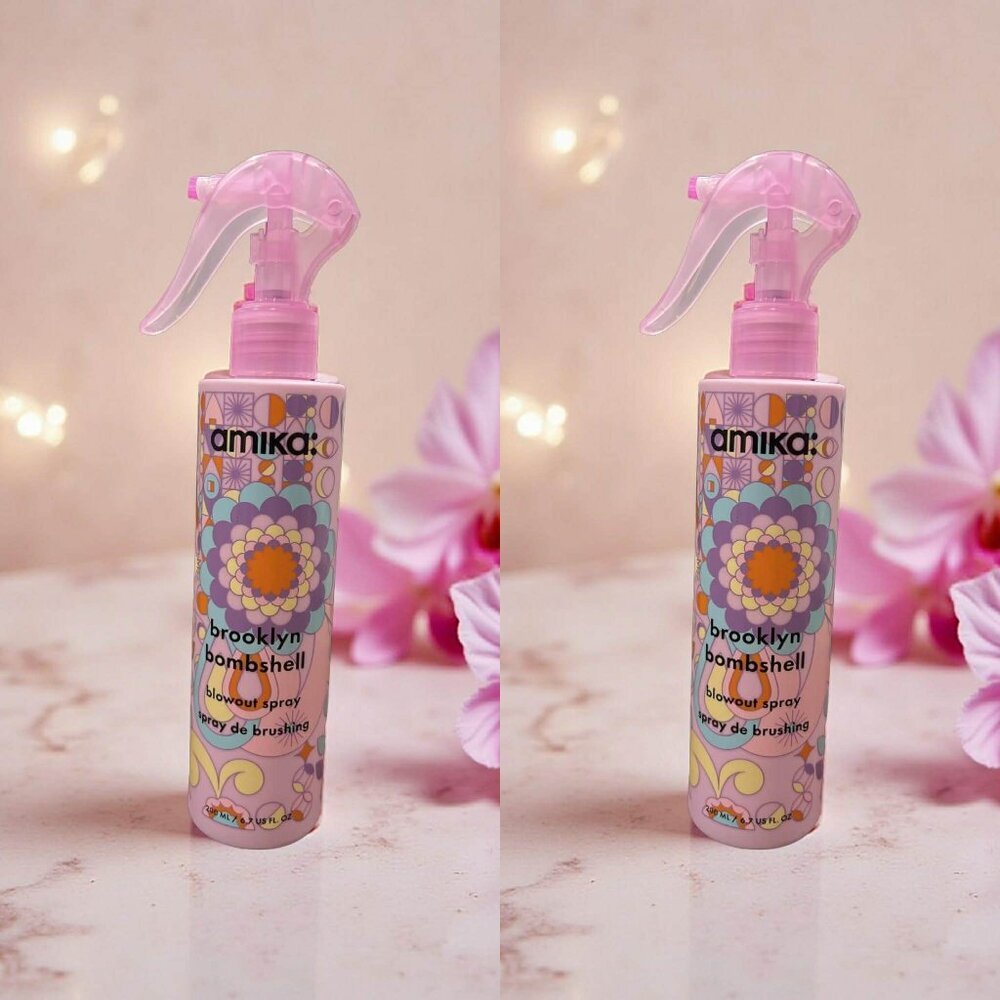 Amika Brooklyn Bombshell Blowout Spray 6.7 oz_ 2 units